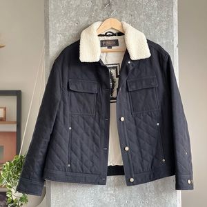 Pendleton Sidney Barn Coat with Faux Shearling Collar